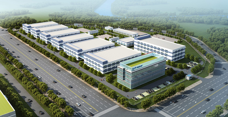 翰宇藥業武漢生物醫藥生產基地項目—API廠區鳥瞰圖