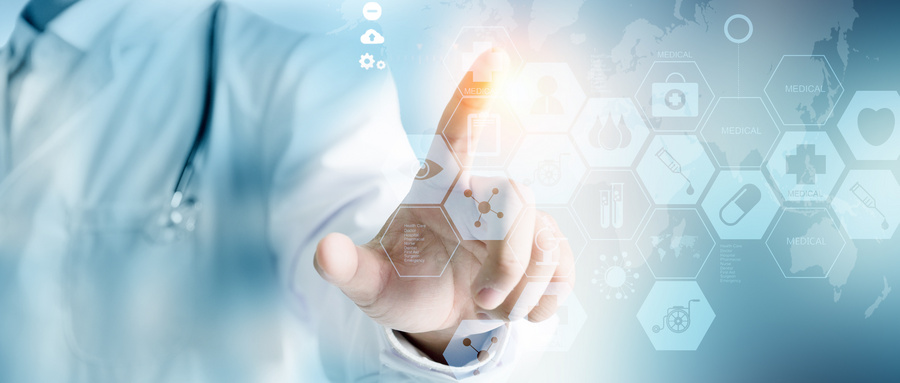 攝圖網(wǎng)_500706634_wx_醫(yī)生點(diǎn)擊醫(yī)學(xué)創(chuàng)新技術(shù)（非企業(yè)商用）